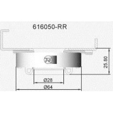 ( 616050GA ) - THE - CRAPODINA EMBRAGUE FIAT DUNA GASOLERO  (motor 1.7) / DUCATO