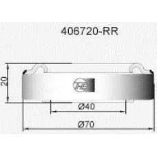 ( 406720RR ) - THE - CRAPODINA EMBRAGUE TOYOTA (RTC40)  COROLLA / CROWN  - 40 TKD07 (D) VKC3502
