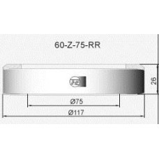 ( 60Z75RR ) - THE - CRAPODINA EMBRAGUE TRACTOR ZANELLO CAMION FIAT 619  DODGE 1000