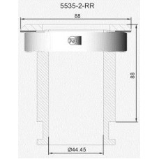 ( 55352RR ) - THE - CRAPODINA EMBRAGUE FORD CARGO C-814 MOTOR CUMMINS 180CV /FORD 4000 TURBO DIESEL