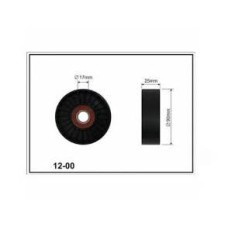 ( 17X73X22 ) - POULIE TEN - TENSOR POLY V FORD ESCORT FIESTA COURRIER 1,8 DIESEL  17X73X22