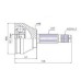 ( 504K ) - TRC - HOMOCINETICA L.RUEDA FIAT DUNA-UNO LARGO 148MM (22X20) SEG EXT