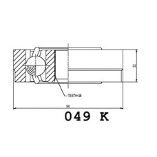 ( 049K ) - TRC - HOMOCINETICA L.CAJA VW GOL 1000 1997-2013 (28 ESTRIAS ANCHO 94MM ALTO 32MM)