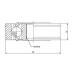 ( 512K ) - TRC - HOMOCINETICA L.CAJA  FIAT PALIO UNO IDEA LINEA PUNTO STRADA (25 ESTRIAS 100MM)